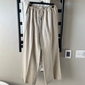 Micheal Kors linen wide leg pants